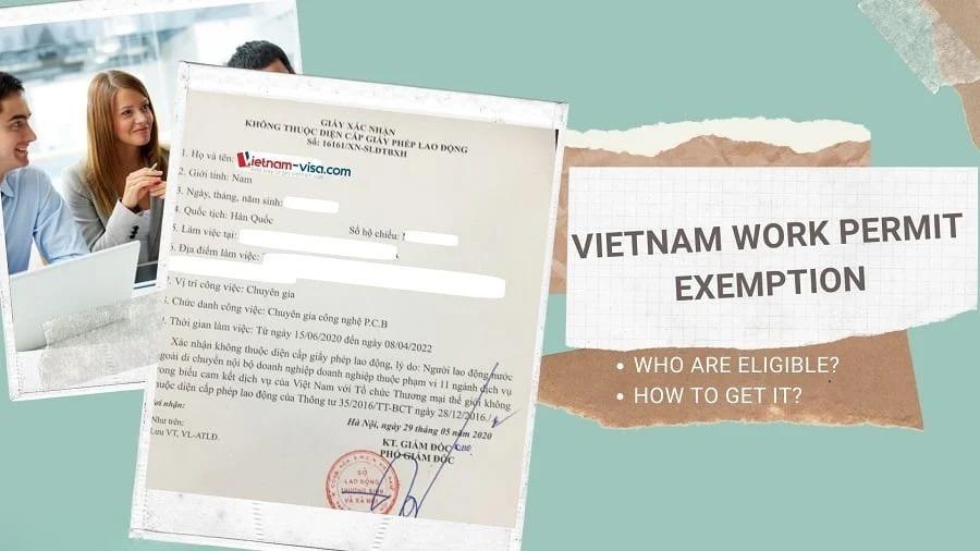 How to get Vietnam work permit exemption certificate